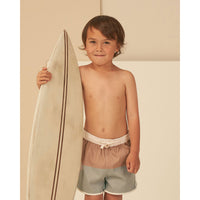 Rylee and Cru Color-Block Swim Trunk - Color Block