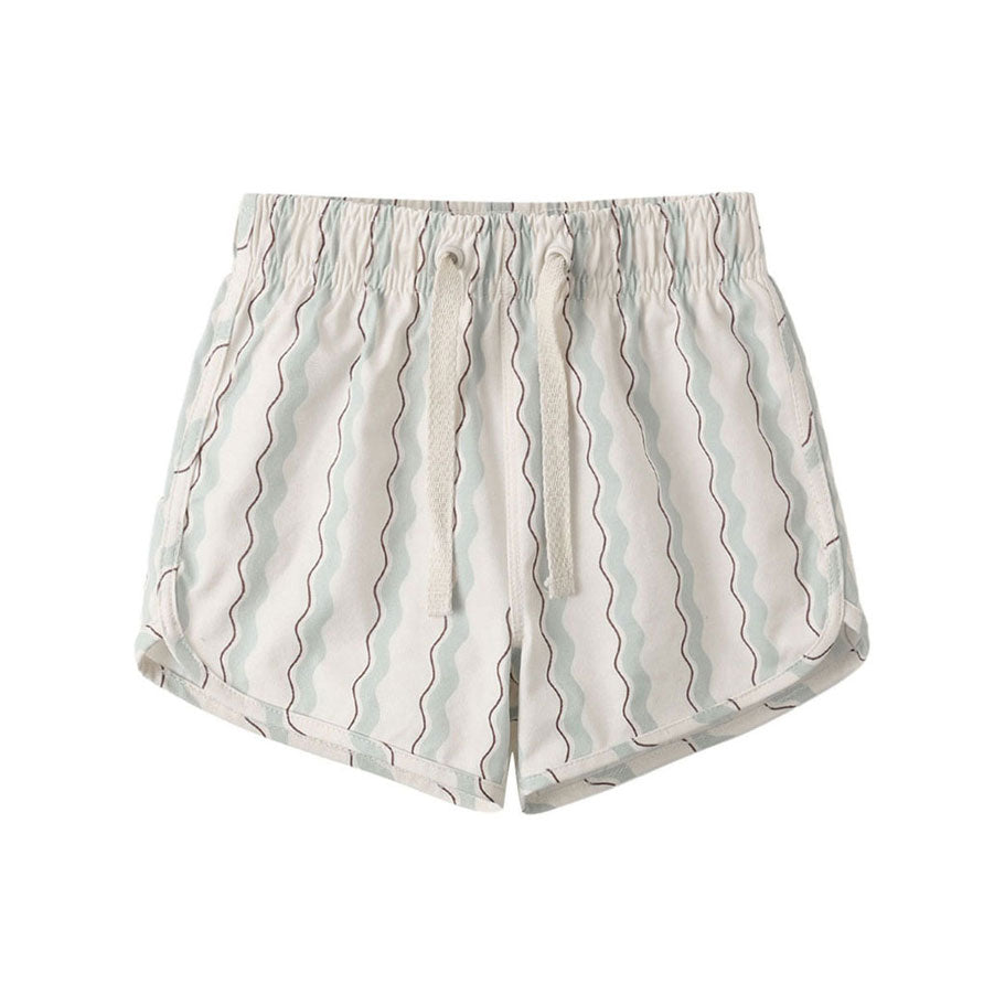 Rylee and Cru  Natural Wave Stripe Swim Trunk