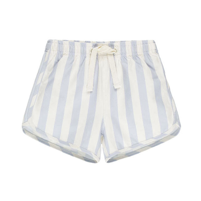 Rylee and Cru Blue Stripe Swim Trunk