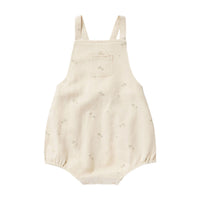 Rylee and Cru Natural Palms Criss Cross Romper - Palms