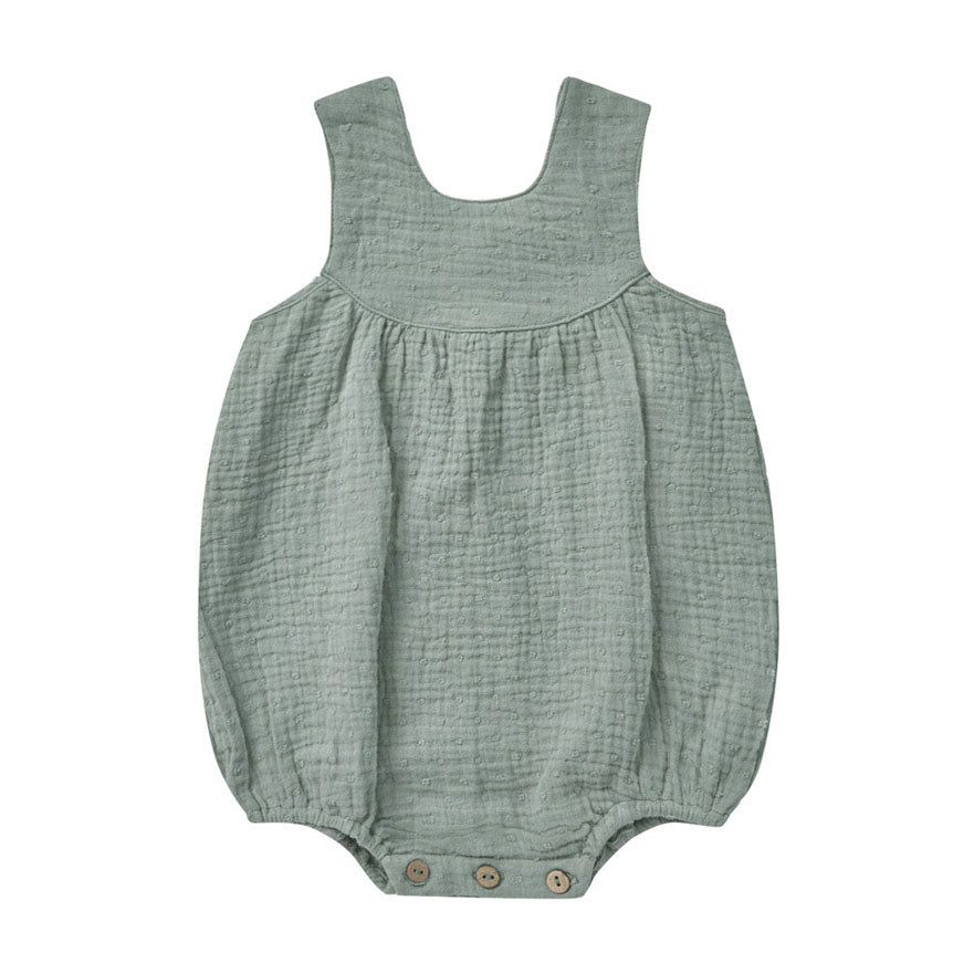 Rylee and Cru Aqua June Romper