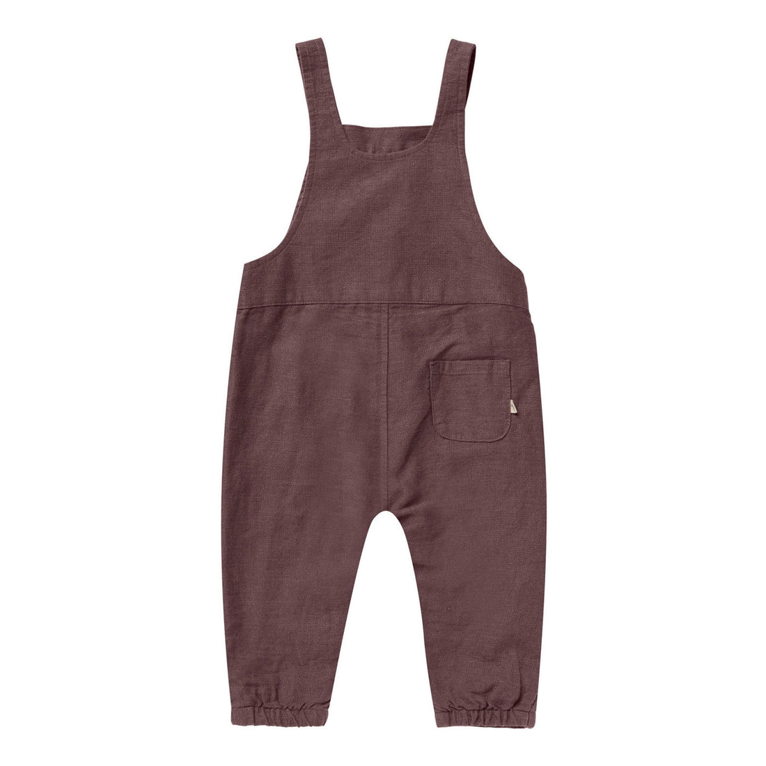 Rylee and Cru Plum Baby Overalls
