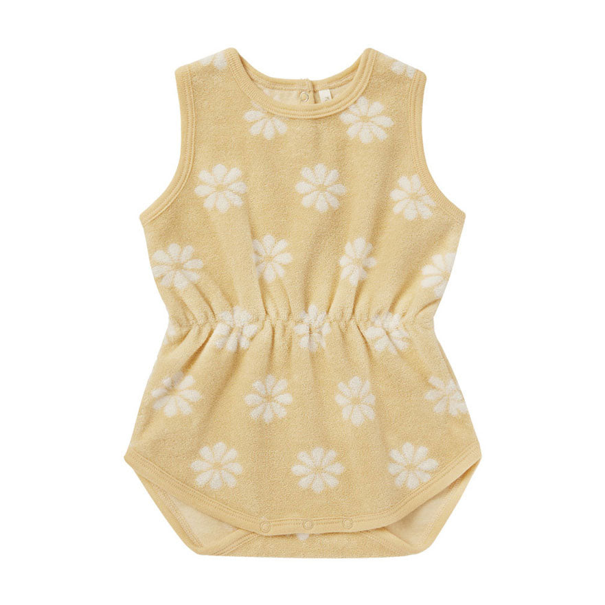 Rylee and Cru Yellow Cinch Playsuit - Daisy