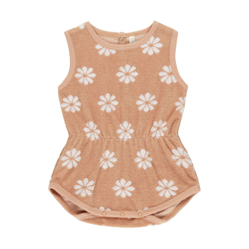 Rylee and Cru Grapefruit Daisy Cinch Playsuit