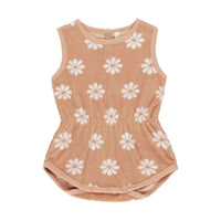 Rylee and Cru Grapefruit Daisy Cinch Playsuit