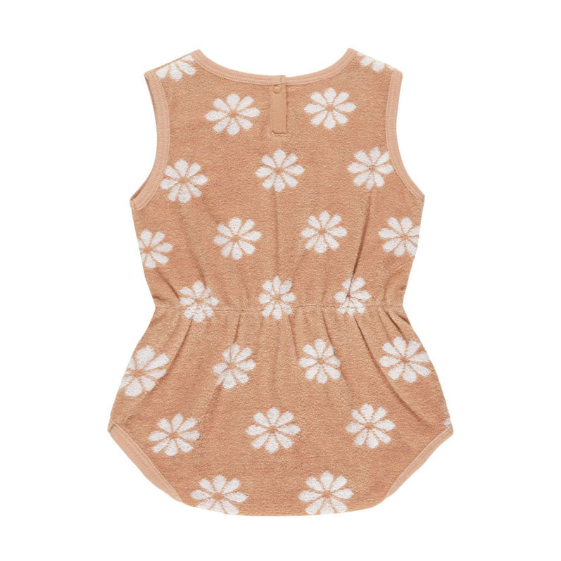 Rylee and Cru Grapefruit Daisy Cinch Playsuit