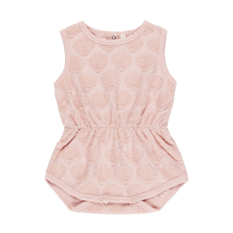 Rylee and Cru Pink Shells Cinch Playsuit