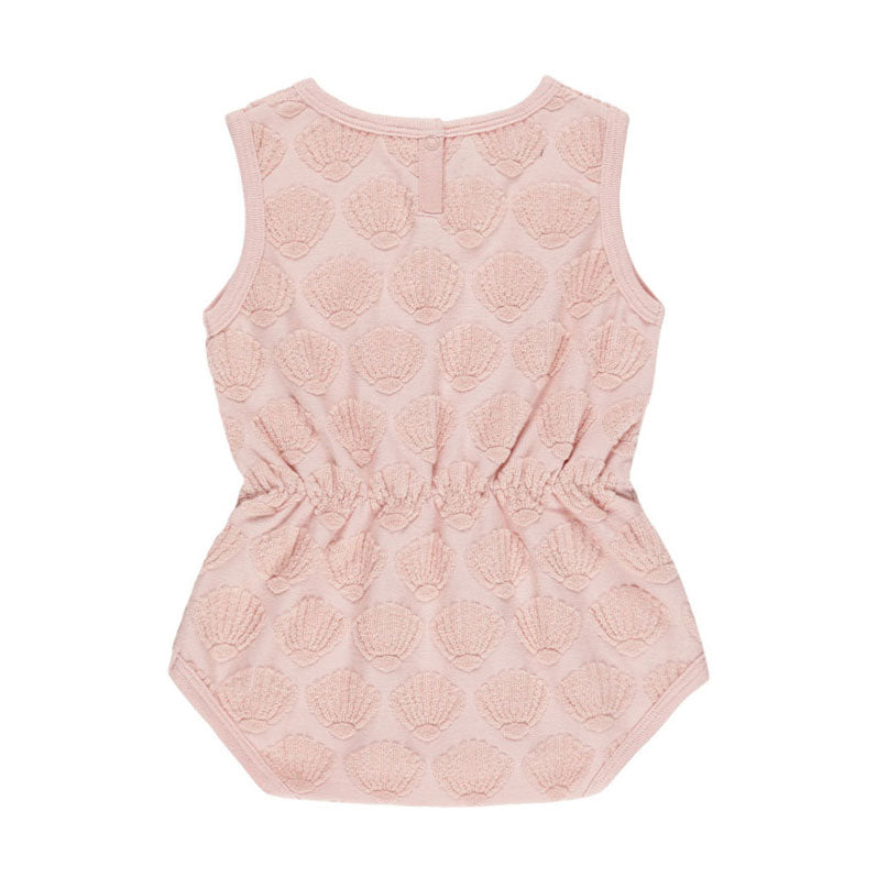 Rylee and Cru Pink Shells Cinch Playsuit