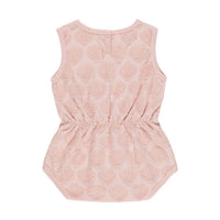 Rylee and Cru Pink Shells Cinch Playsuit