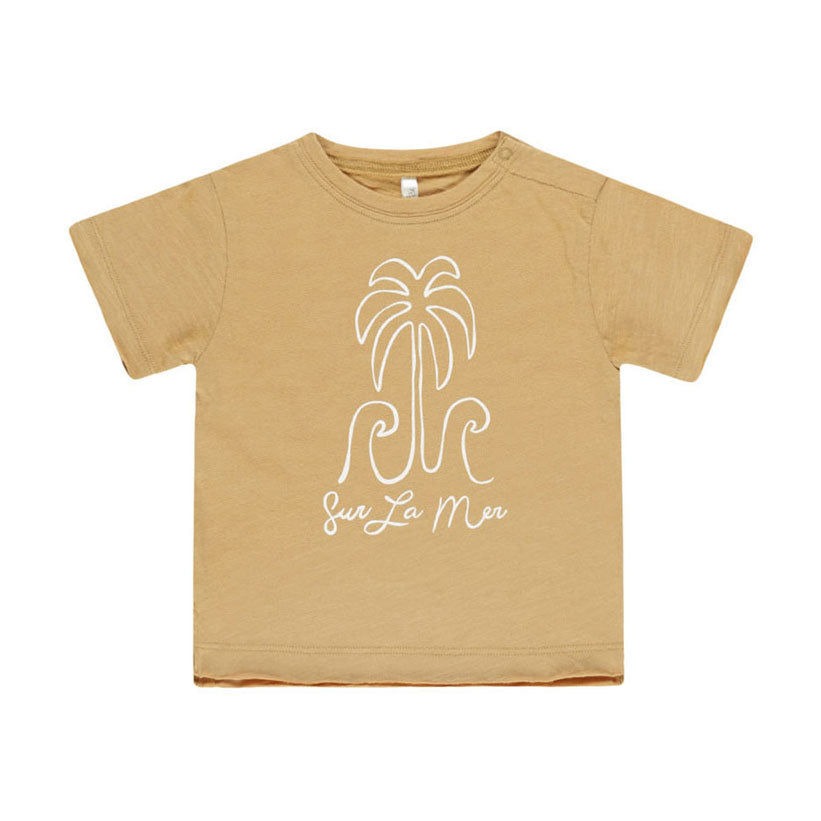 Rylee and Cru Sur La Mer Raw Edge Tee