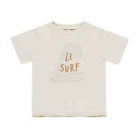 Rylee and Cru Stone Le Surf Raw Edge Tee