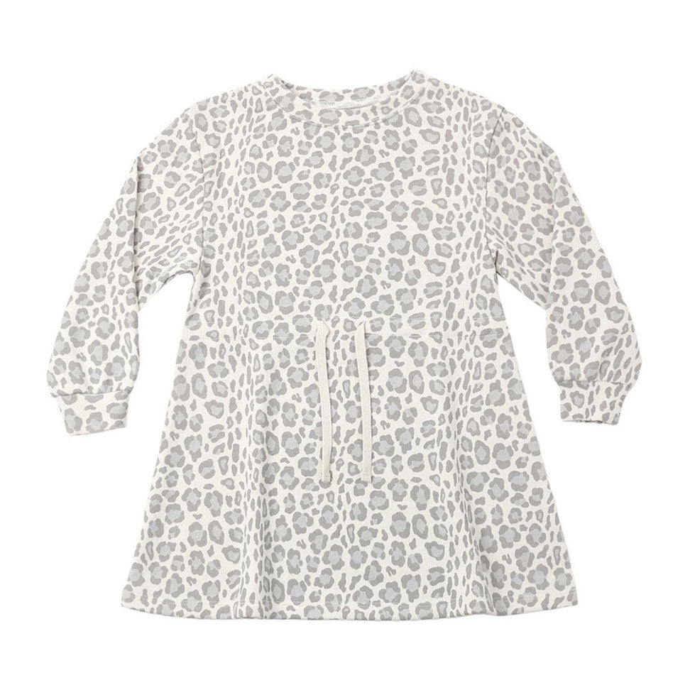 Rylee and Cru Natural Blue Leopard Tate Dress