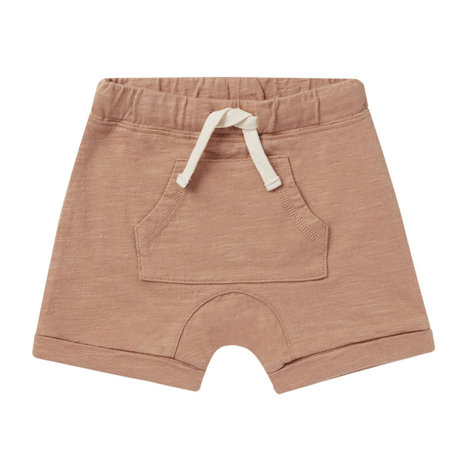 Rylee and Cru Clay Front Pouch Short - Clay
