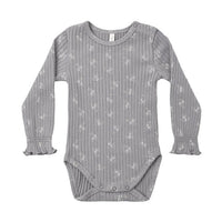 Rylee and Cru Slate Bloom Smyth Bodysuit