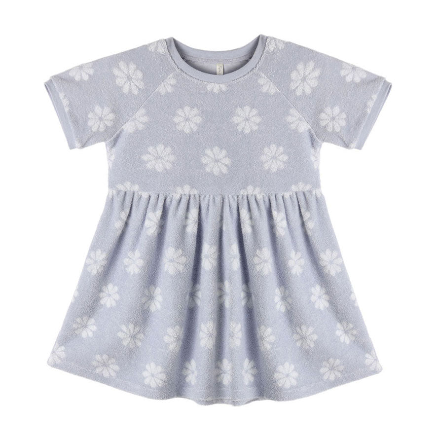 Rylee and Cru  Periwinkle Daisy Raglan Dress