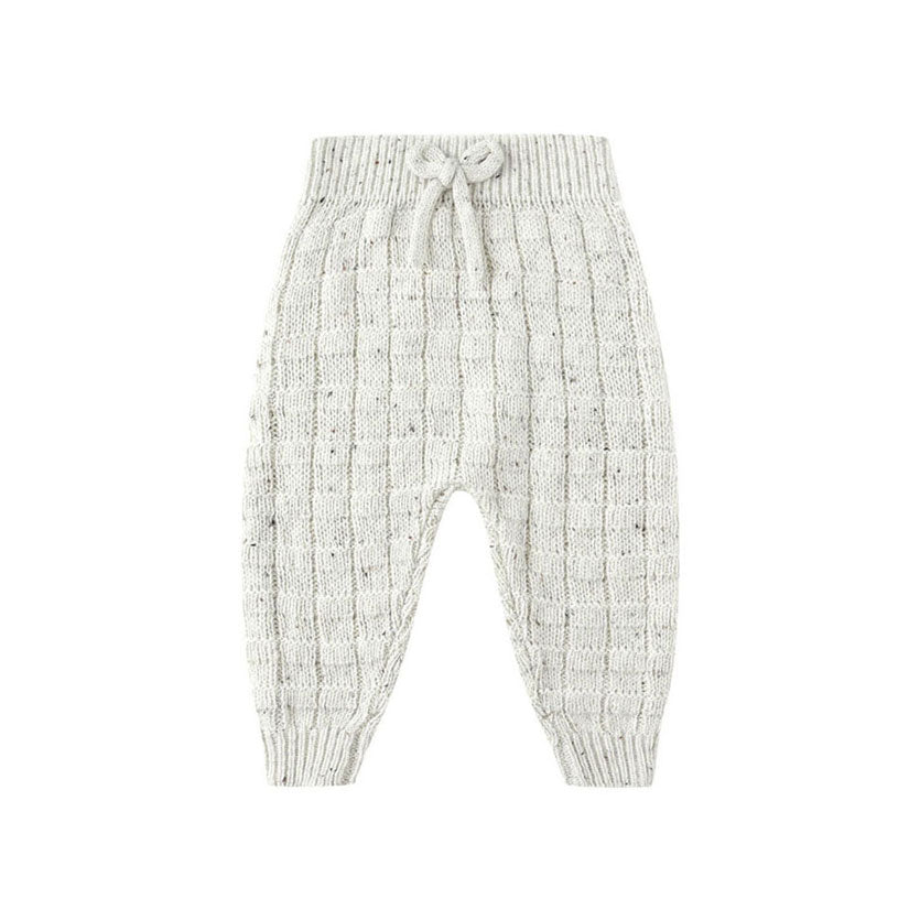 Rylee and Cru Oatmeal Speckle Gable Pant