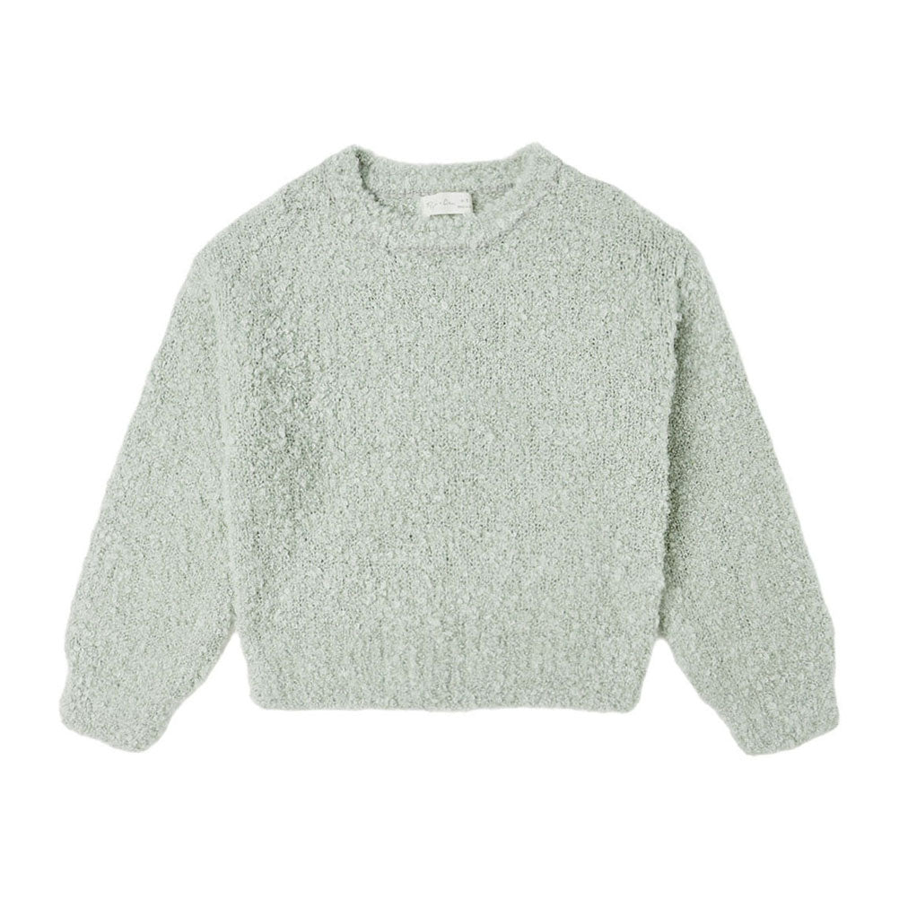Rylee and Cru Pistachio Boucle Aspen Sweater