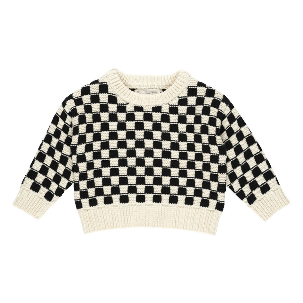 Rylee and Cru Check Aspen Sweater