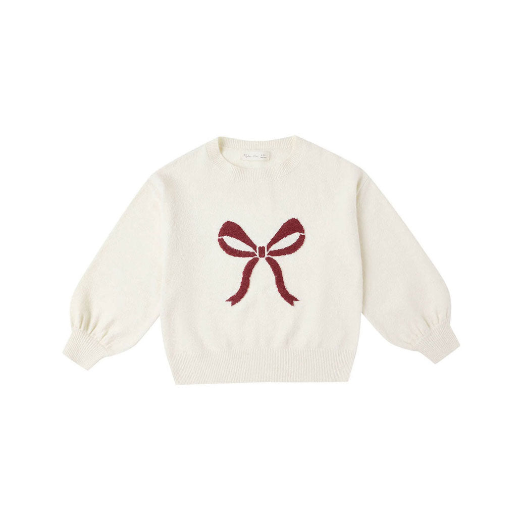 Rylee and Cru Natural Bow Aspen Sweater
