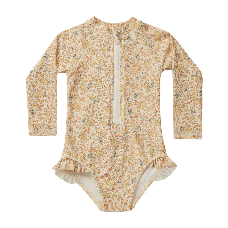 Rylee and Cru Blossom Rash Guard One-Piece
