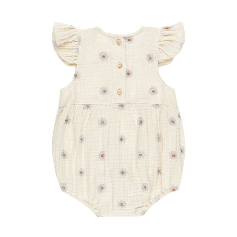 Rylee and Cru Blue Daisies Amelia Romper