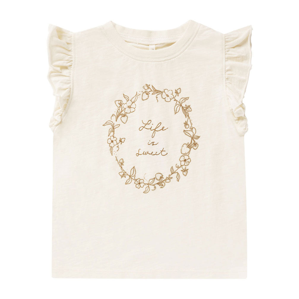 Rylee and Cru Life Is Sweet Ruffled Tank