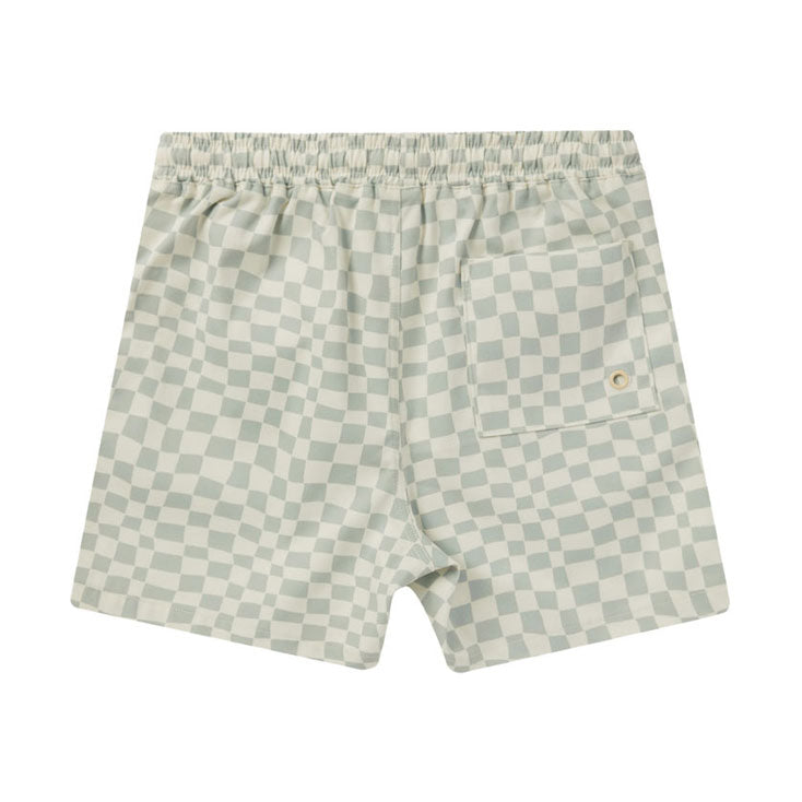 Rylee and Cru Seafoam Check Boardshort
