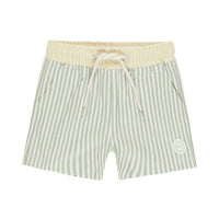 Rylee and Cru Sage Stripe Boardshort