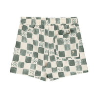 Rylee and Cru Natural Coastal Check Board Short