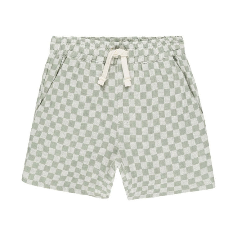Rylee and Cru Sage Check Bermuda Short