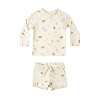 Rylee and Cru  Natural Aquati Rashguard Set