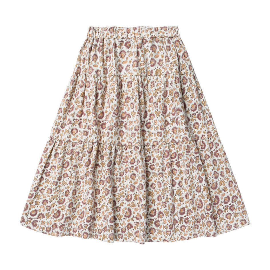 Rylee and Cru Magnolia Tiered Midi Skirt