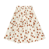 Rylee and Cru Tomatoes Tiered Midi Skirt