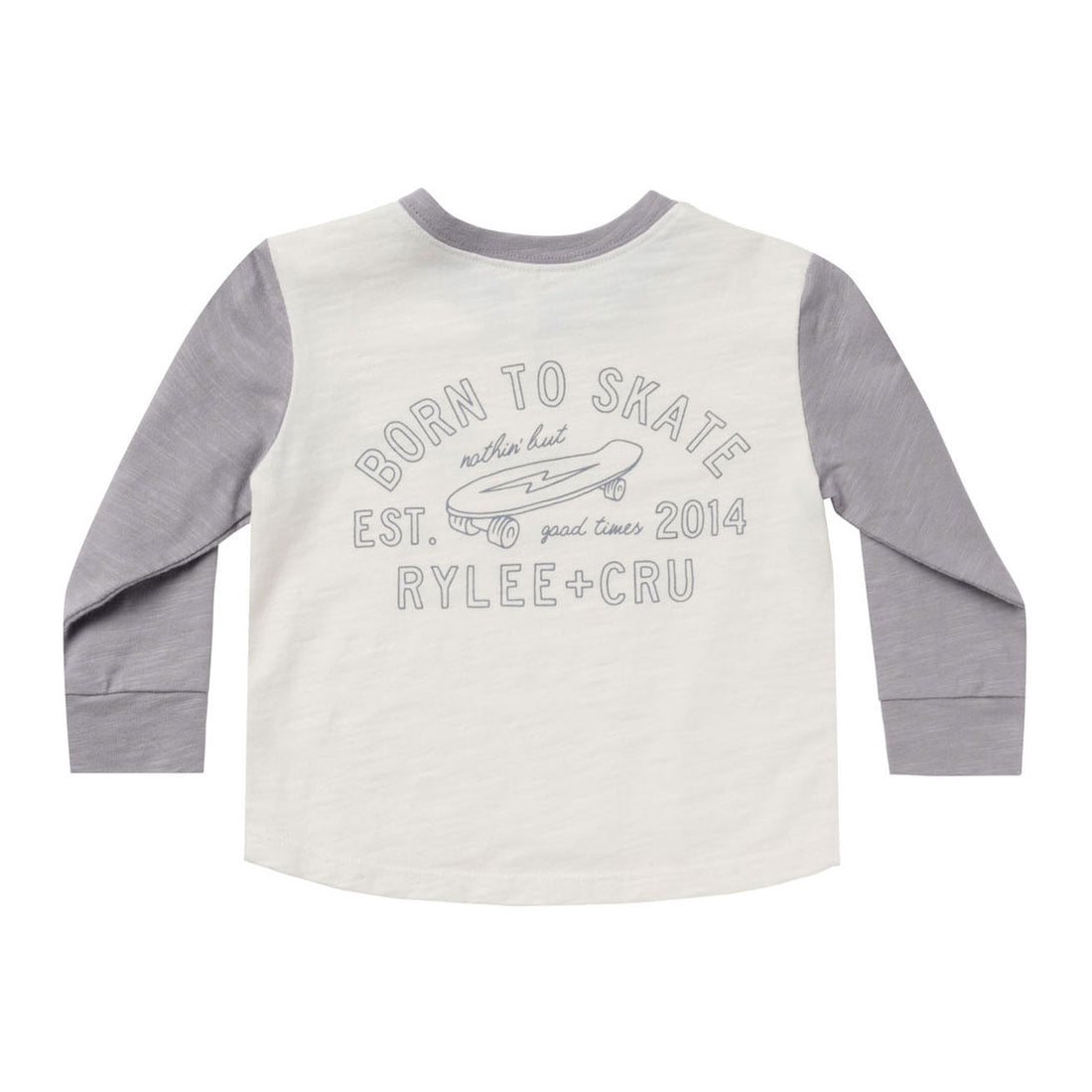 Rylee and Cru Born To Skate Long Sleeve Skater Tee
