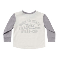 Rylee and Cru Born To Skate Long Sleeve Skater Tee