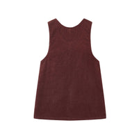 Rylee and Cru Burgundy Odette Overall Dress