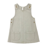 Rylee and Cru Dark Sage Odette Overall Dress
