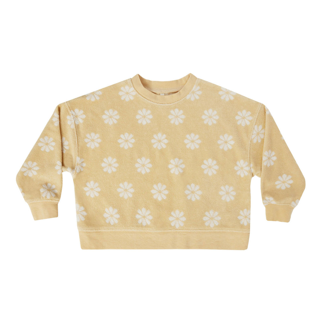 Rylee and Cru Yellow Boxy Pullover - Daisy