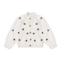 Rylee and Cru Natural Midnight Daisy Tulip Cardigan