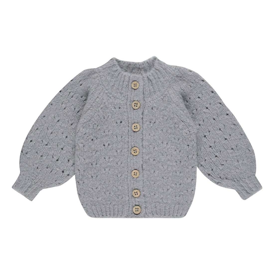 Rylee and Cru Dusty Blue Tulip Cardigan