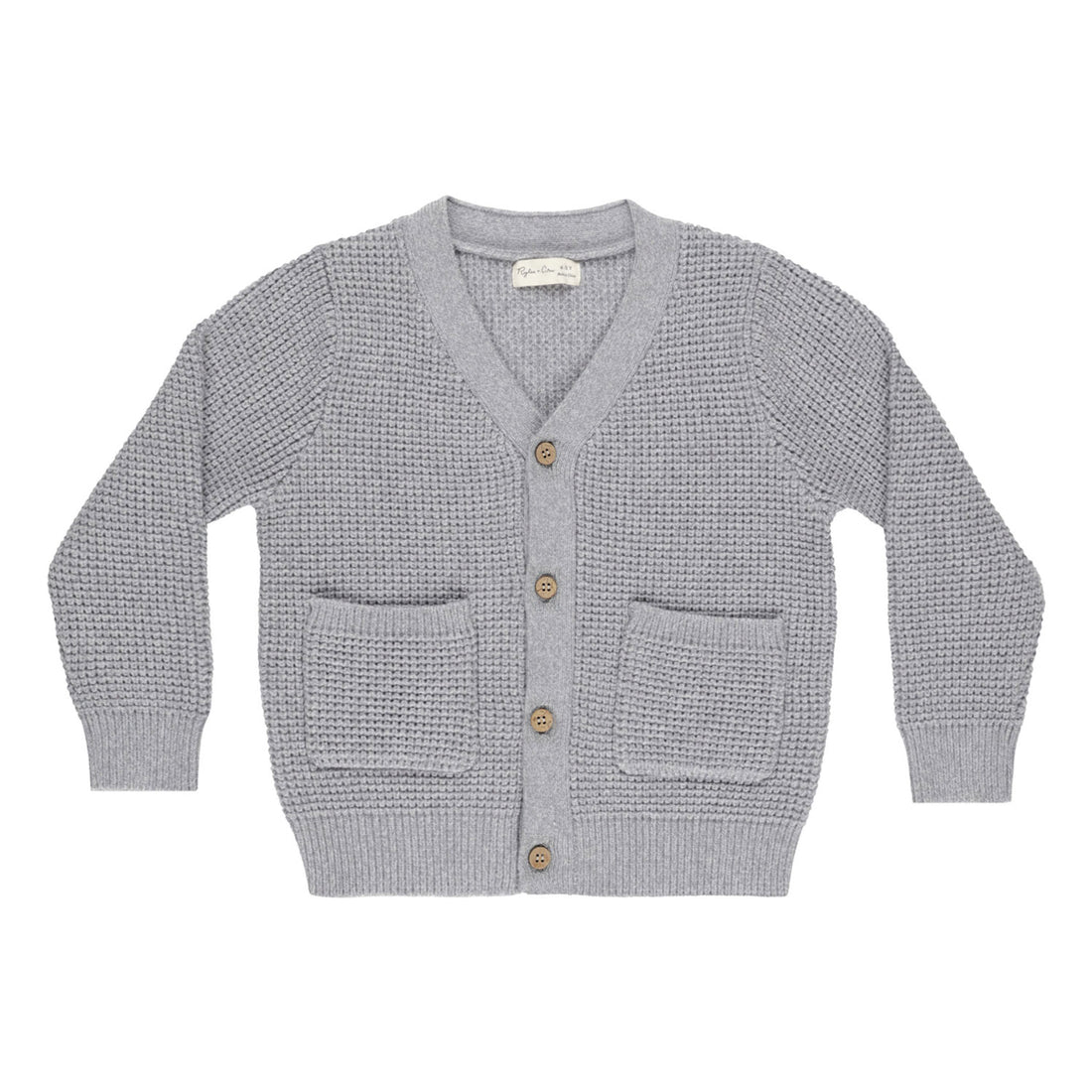 Rylee and Cru Dusty Blue Wynn Cardigan