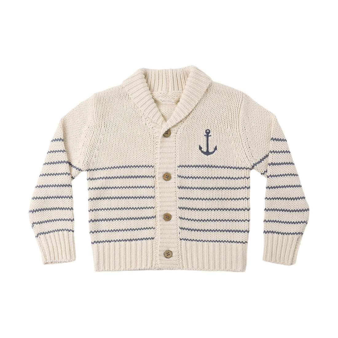 Rylee and Cru  Natural & Marine Shawl Cardigan