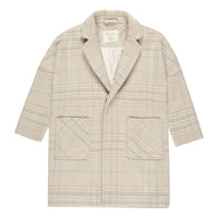 Rylee and Cru Fall Plaid Longline Coat
