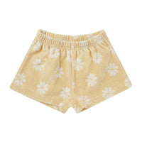 Rylee and Cru Yellow Track Short - Daisy