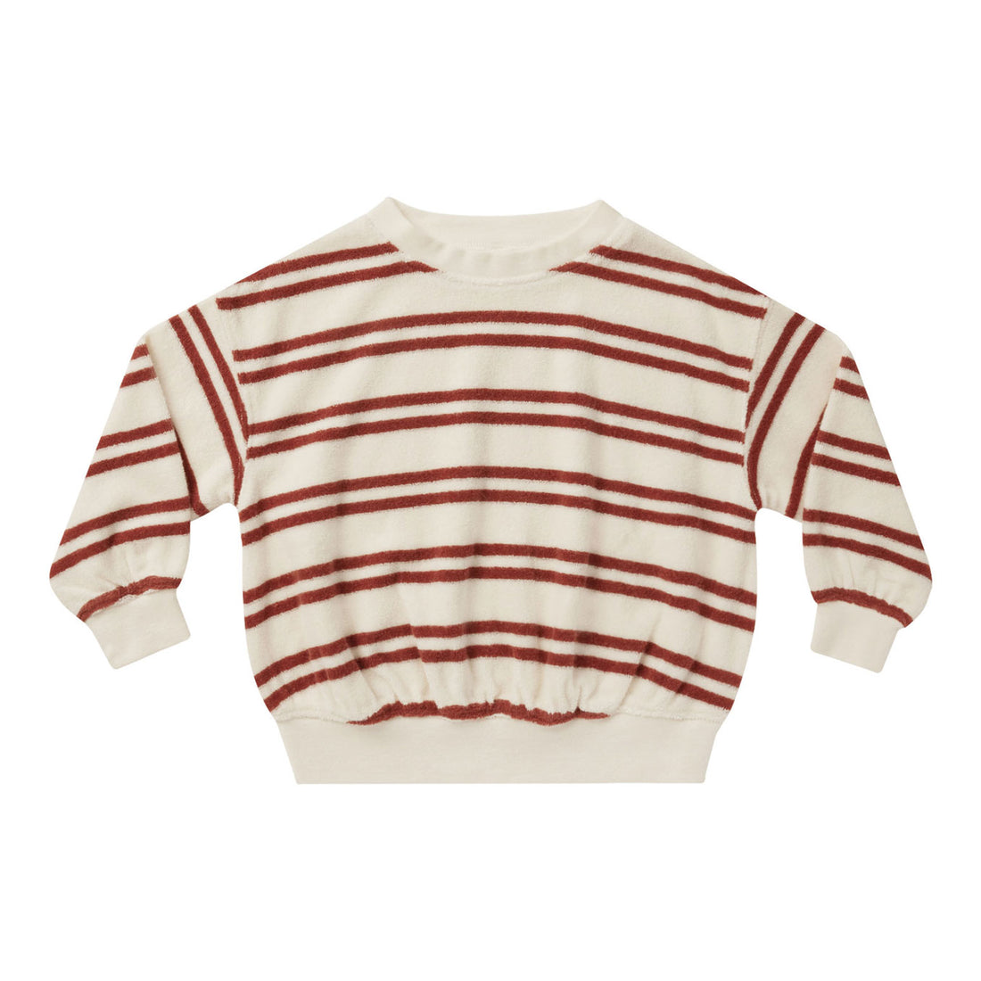 Rylee and Cru Red Stripe Sweatshirt