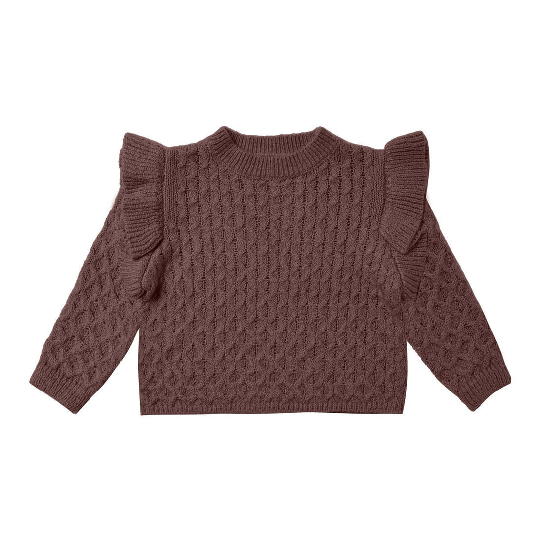Rylee and Cru Plum La Reina Sweater