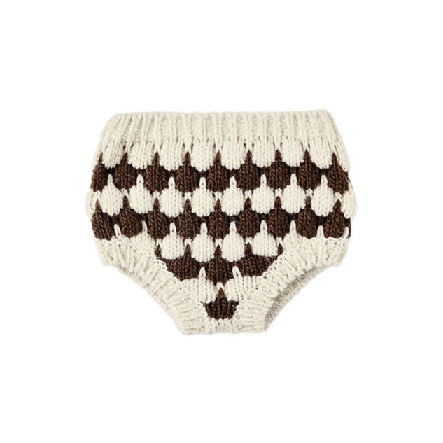 Rylee and Cru Brown Stripe Knit Bloomer
