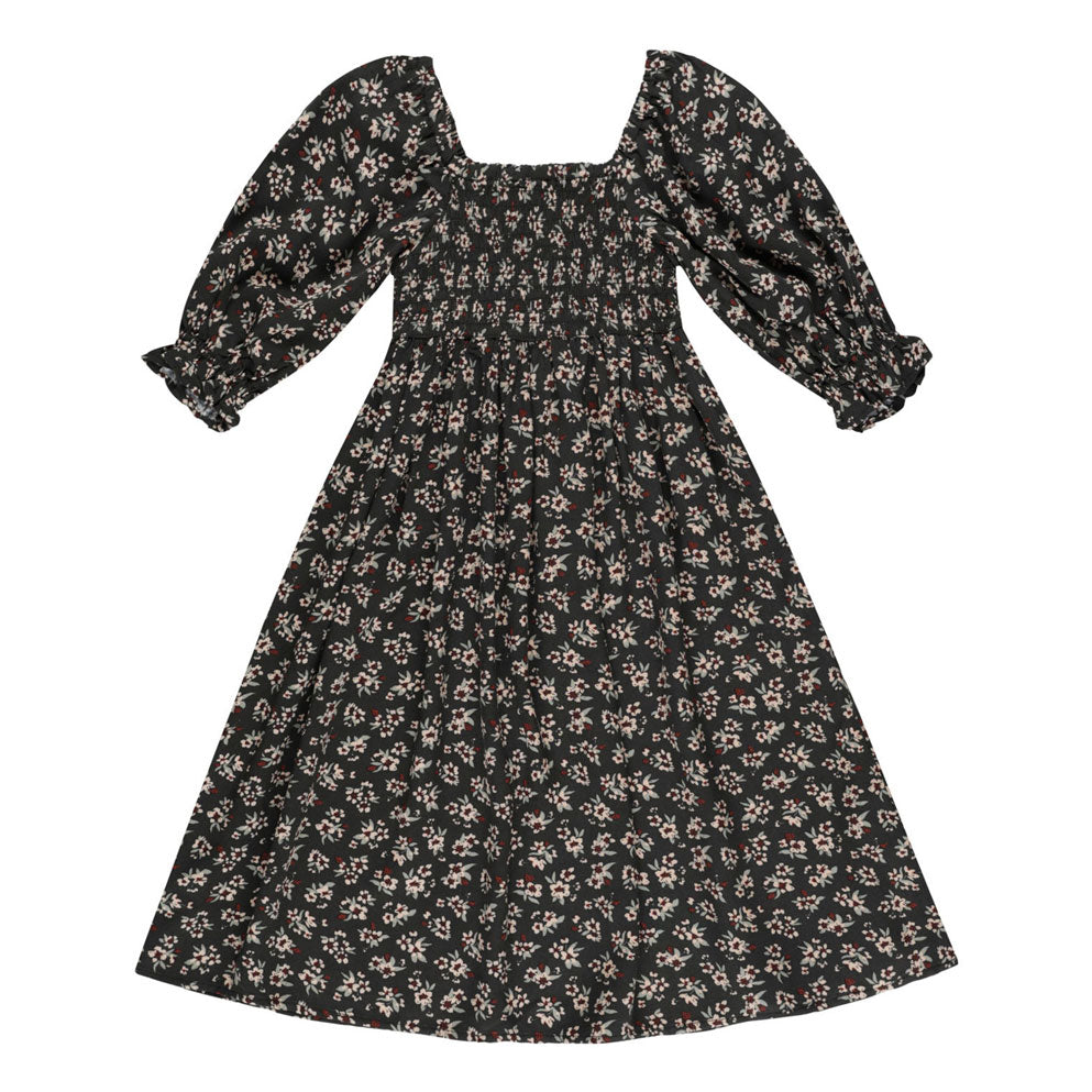 Rylee and Cru Dark Floral Adelaide Dress