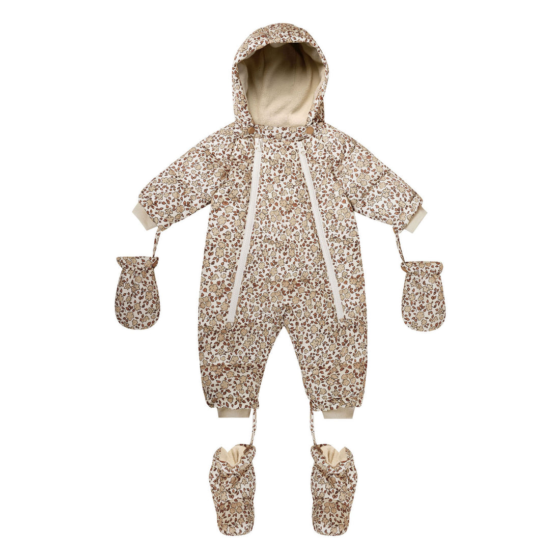 Rylee and Cru Harvest Floral Snow Puffer Suit