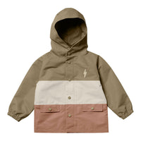 Rylee and Cru Color Block Raincoat
